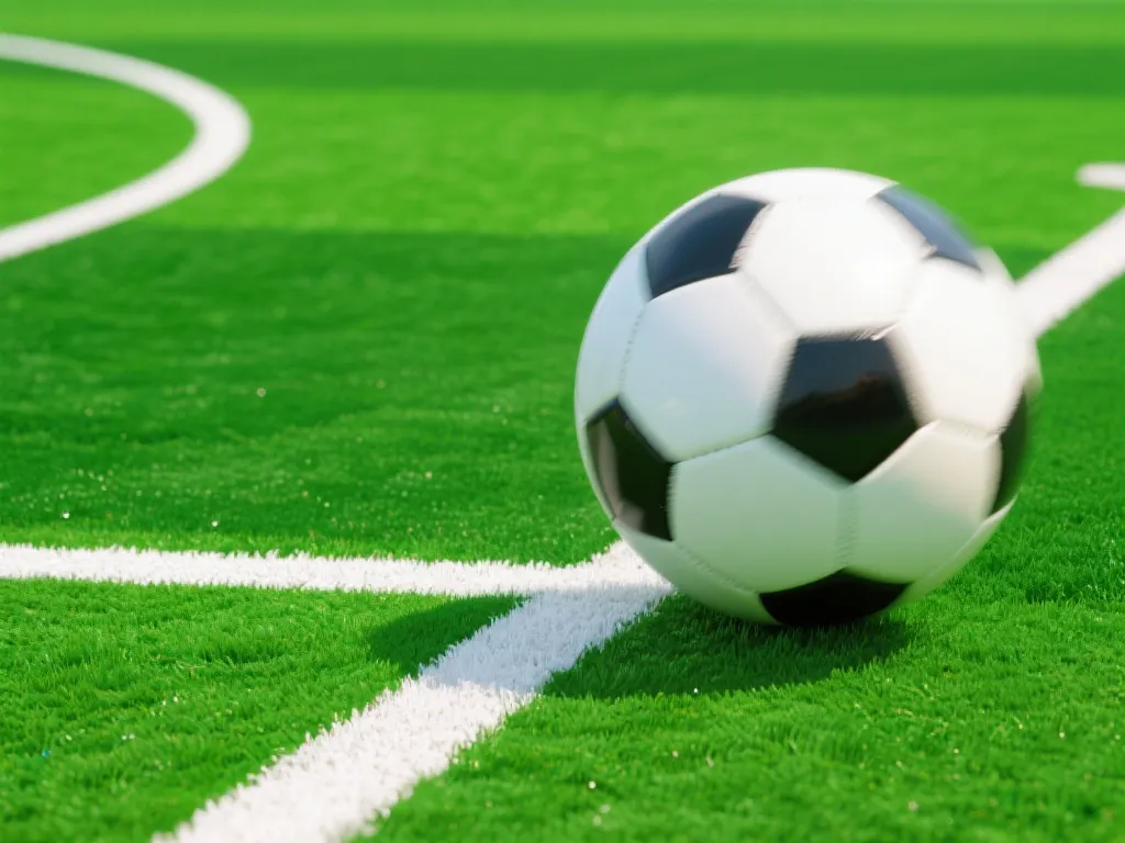 足球与绿茵场景